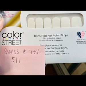Color Street Nails- Swiss & Tell